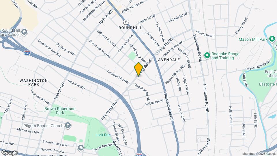 2501 Liberty Rd NW Map and Location Details