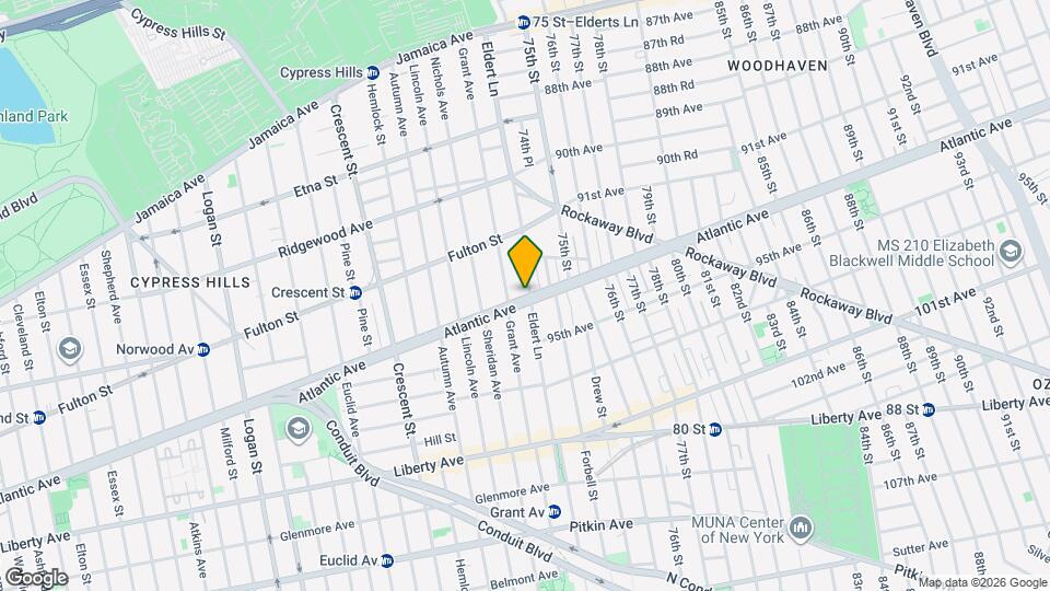 316 Eldert Ln Map and Location Details