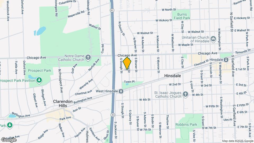 102 S Quincy St Map and Location Details