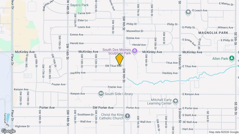 902 SW Titus Ave Map and Location Details