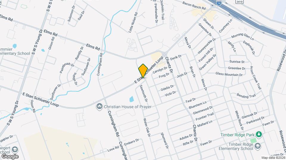 3701 Water Oak Dr Map and Location Details