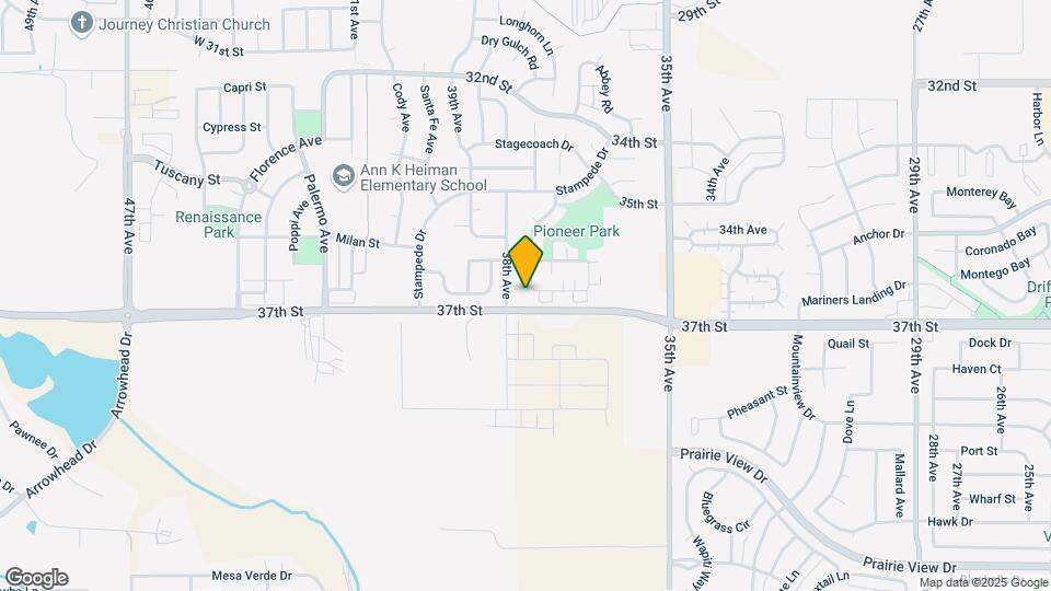 3758 Ponderosa Ct Map and Location Details