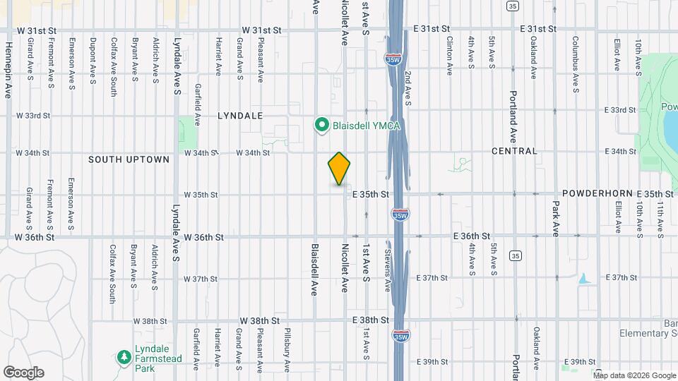 3454 Nicollet Ave, Unit 2 Mapa y Detalles de la Ubicación