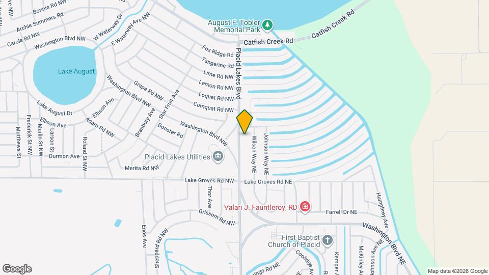 818 Placid Lakes Blvd Map and Location Details