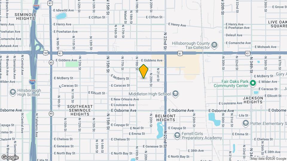 1910 E Wilder Ave Map and Location Details