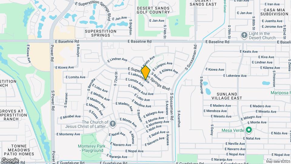 7407 E Lakeview Ave Mapa y Detalles de la Ubicación