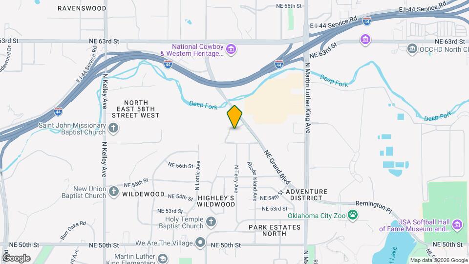 5932 N Terry Ave Map and Location Details