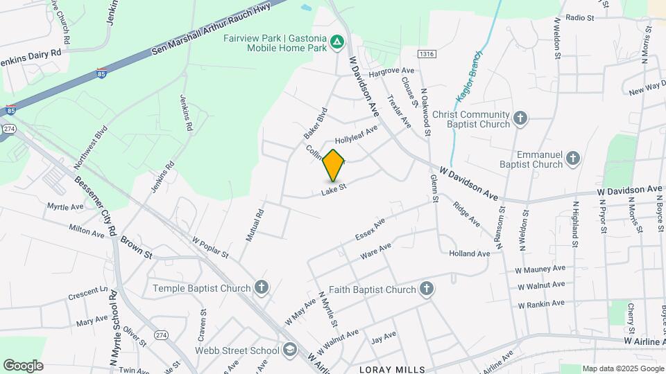 1506 Lake St Map and Location Details