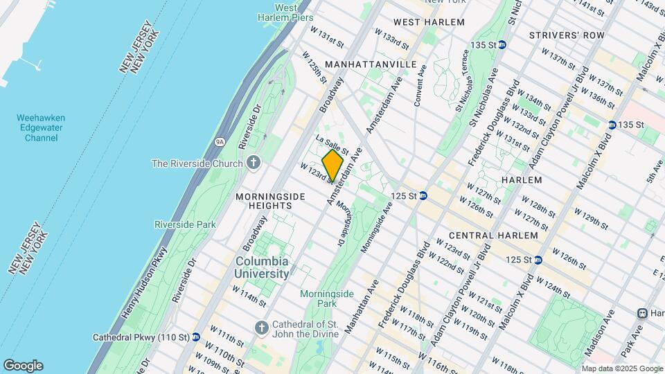 1272 Amsterdam Ave Map and Location Details