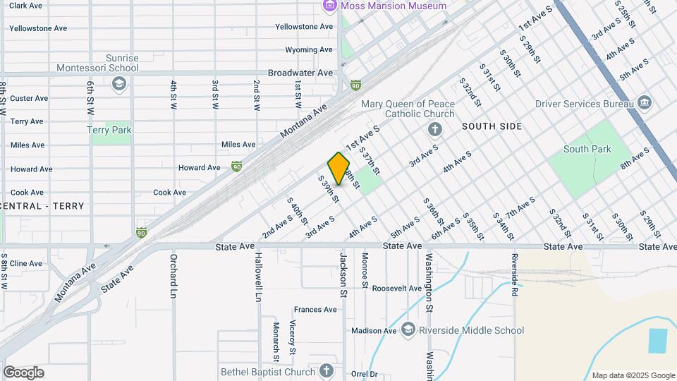 201 S 39th St Map and Location Details