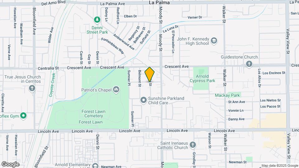 8633 La Salle St Map and Location Details