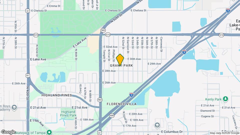 3609 N Whittier St Mapa y Detalles de la Ubicación