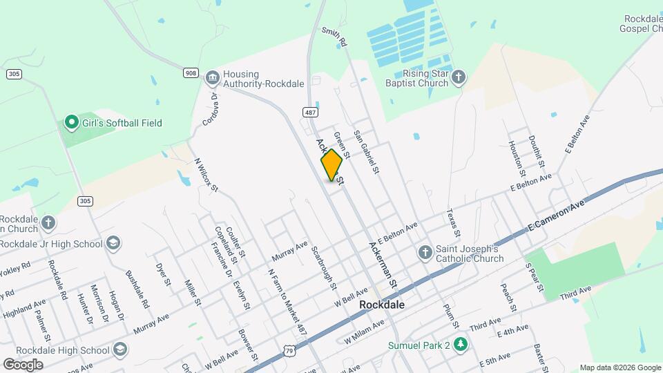 107 Elm Ave Map and Location Details