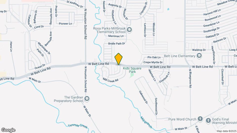 703 Fox Glen Rd Map and Location Details