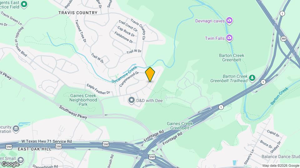 4608 Cliffstone Cove Map and Location Details