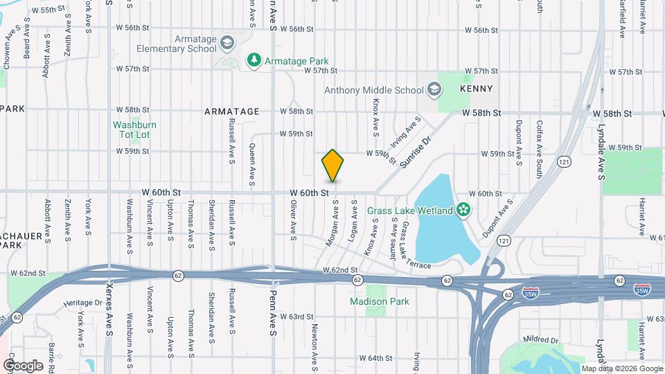 5940 Morgan Ave S Mapa y Detalles de la Ubicación