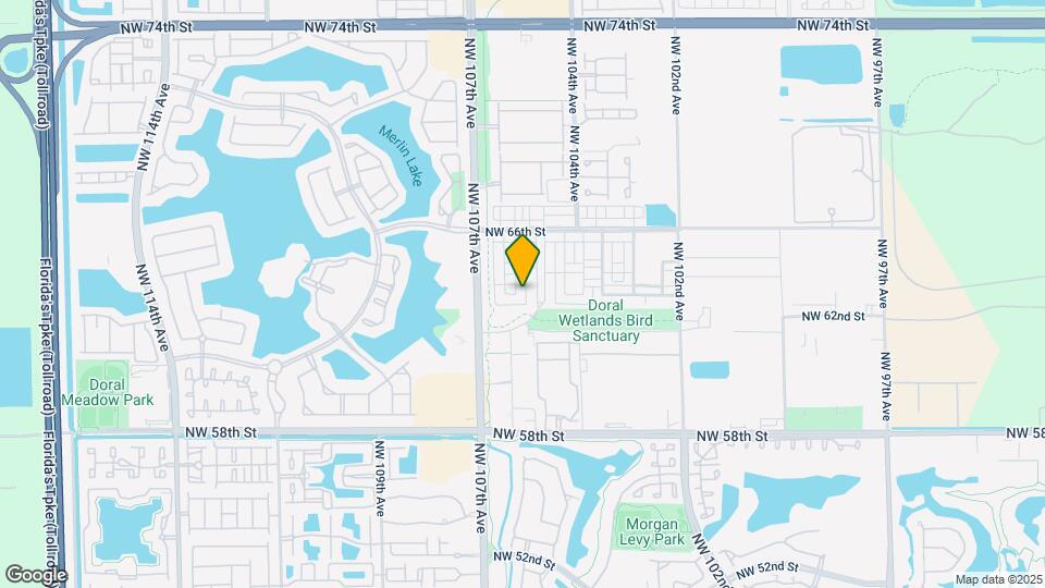 6313 NW 105th Ct Map and Location Details
