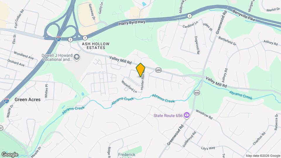 216 Hunter Run Rd Map and Location Details