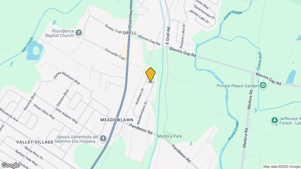 13100 Meadowlawn Dr Map and Location Details