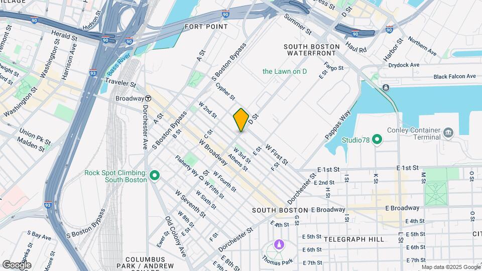 339 D St Map and Location Details