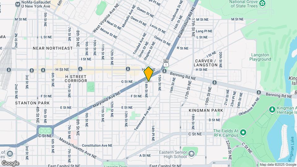 1403 G St NE Map and Location Details
