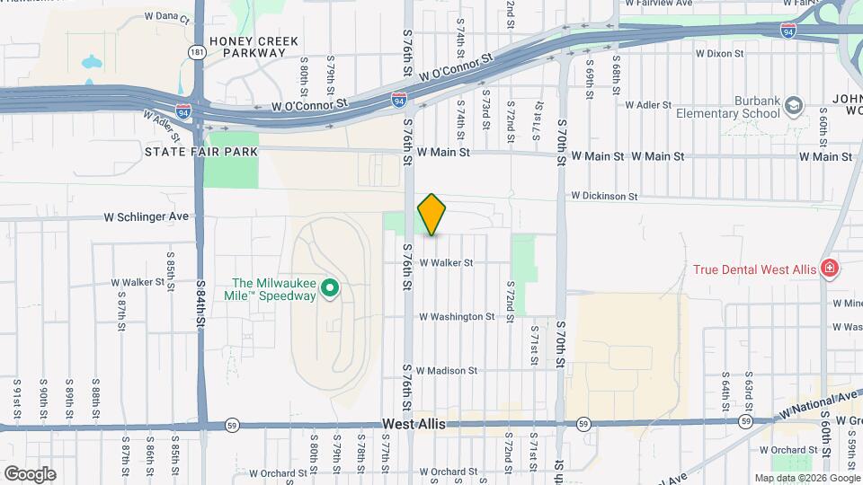 845 S 75th St Map and Location Details