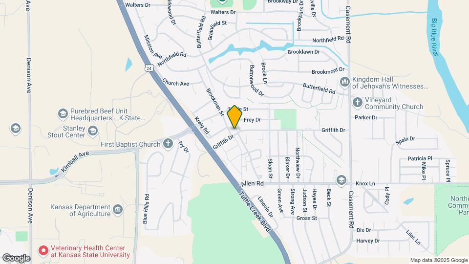 2300 Brockman St Map and Location Details