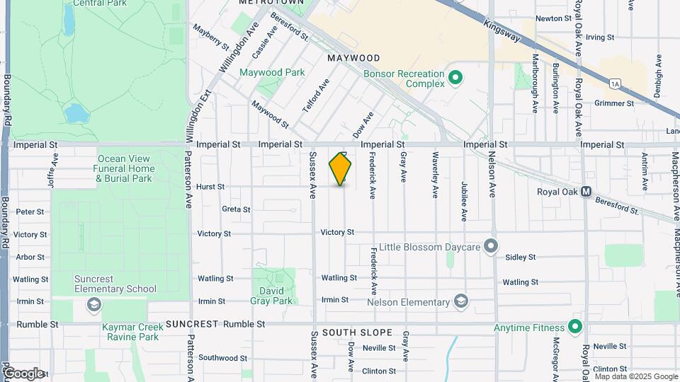 4492 Hurst St Map and Location Details