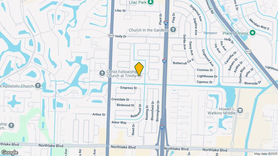 4241 Althea Way Map and Location Details