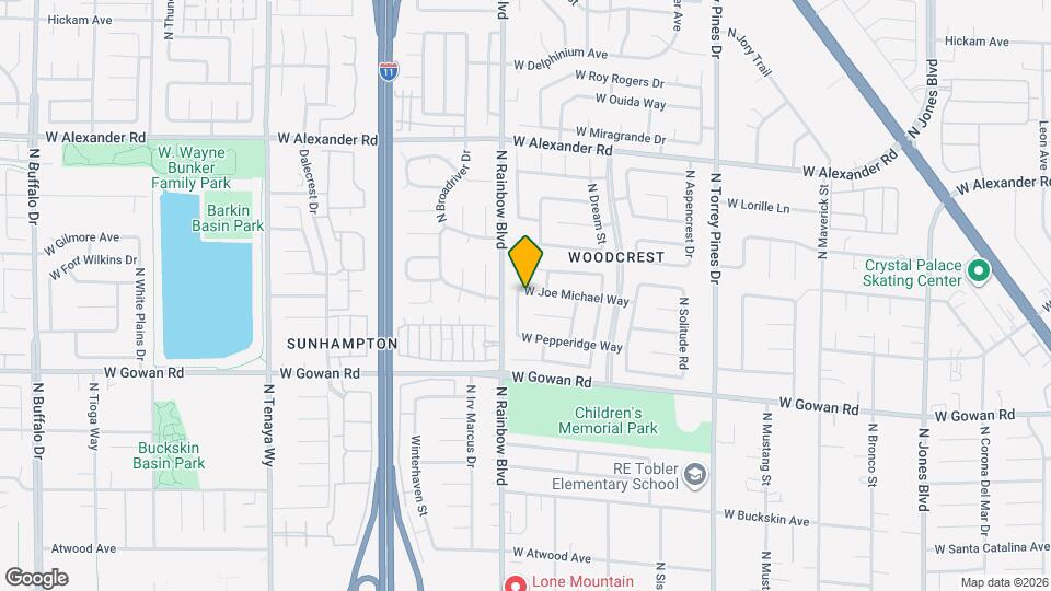 6653 W Joe Michael Way Map and Location Details