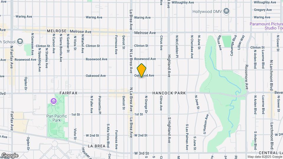 350 N Sycamore Ave Mapa y Detalles de la Ubicación