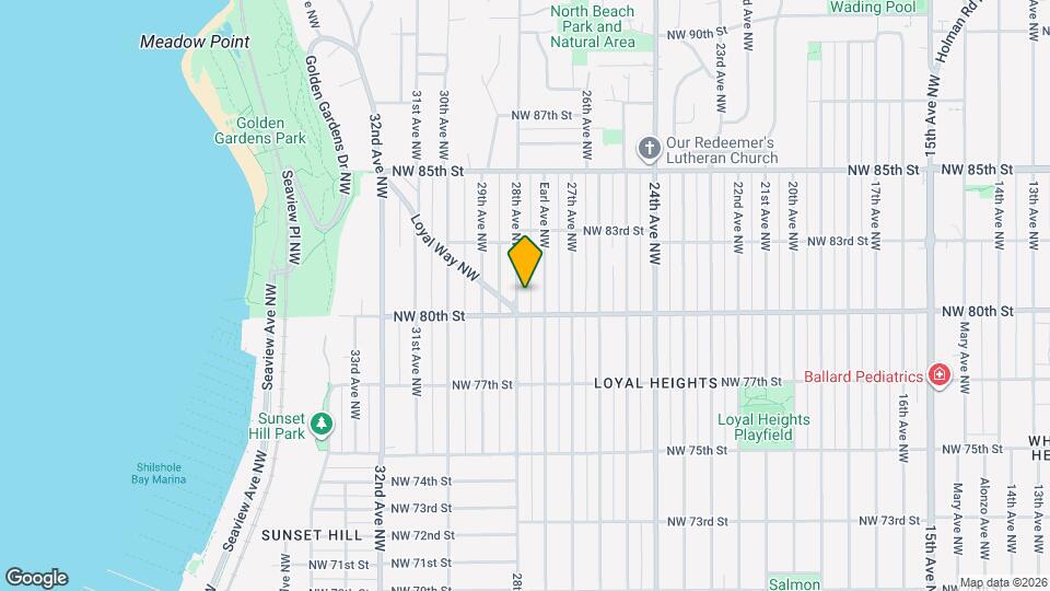 8018 28th Ave NW Mapa y Detalles de la Ubicación