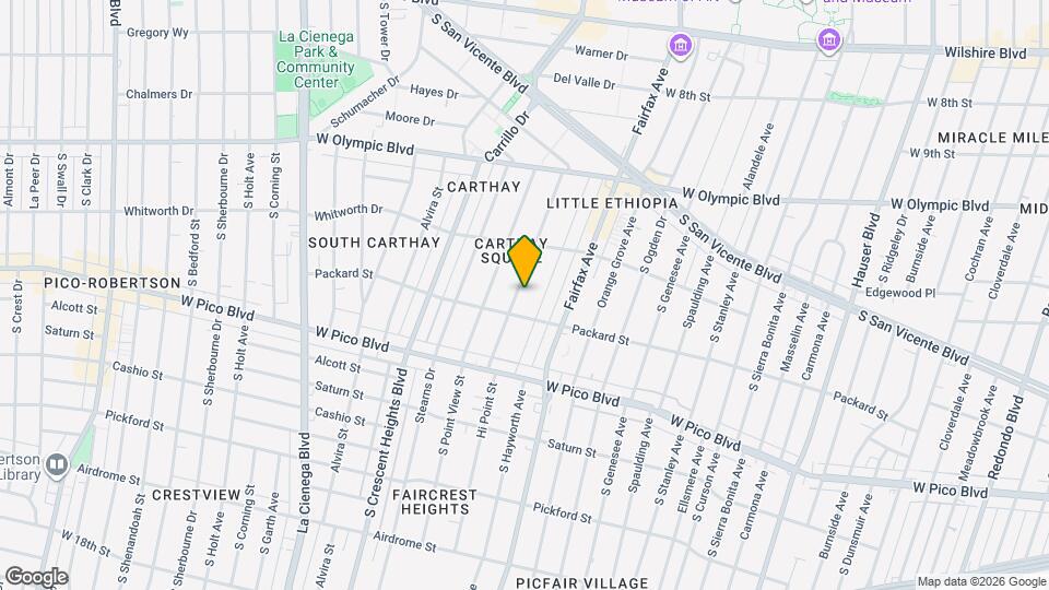 1158 Hi Point St, Unit 1 Map and Location Details