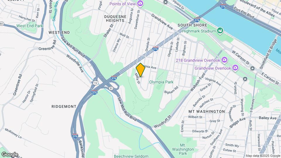 444 Oneida St Map and Location Details