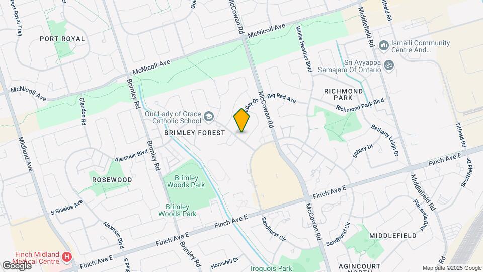 152 Brimwood Blvd Map and Location Details