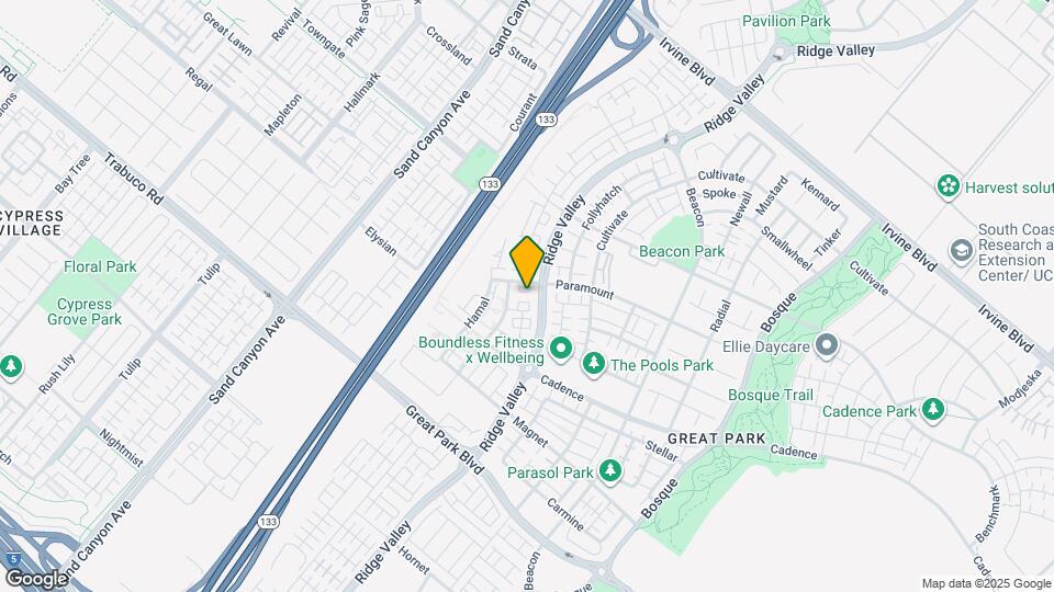 212 Paramount Map and Location Details