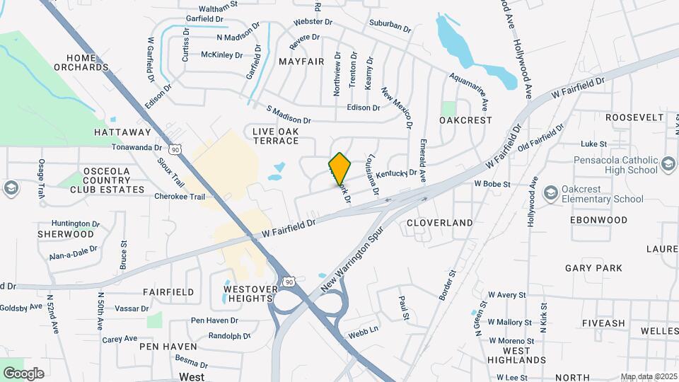 103 New York Dr Map and Location Details