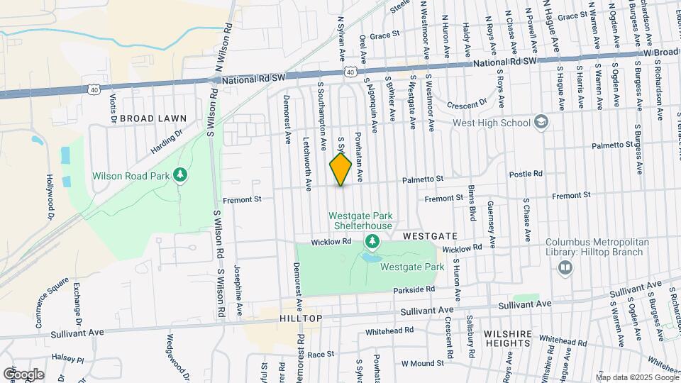 259 S Sylvan Ave Mapa y Detalles de la Ubicación