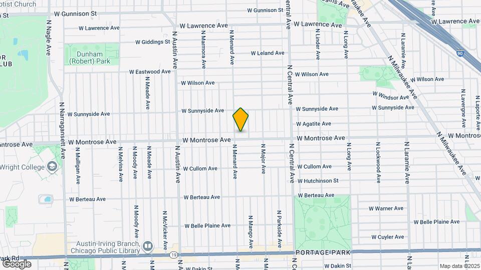 5748 W Montrose Ave, Unit 1 Mapa y Detalles de la Ubicación