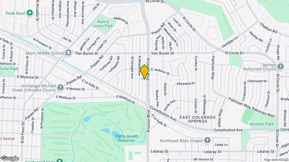 2306 N Union Blvd Mapa y Detalles de la Ubicación