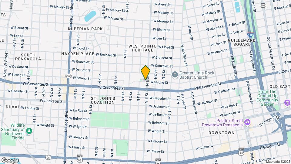 813 N E St Mapa y Detalles de la Ubicación