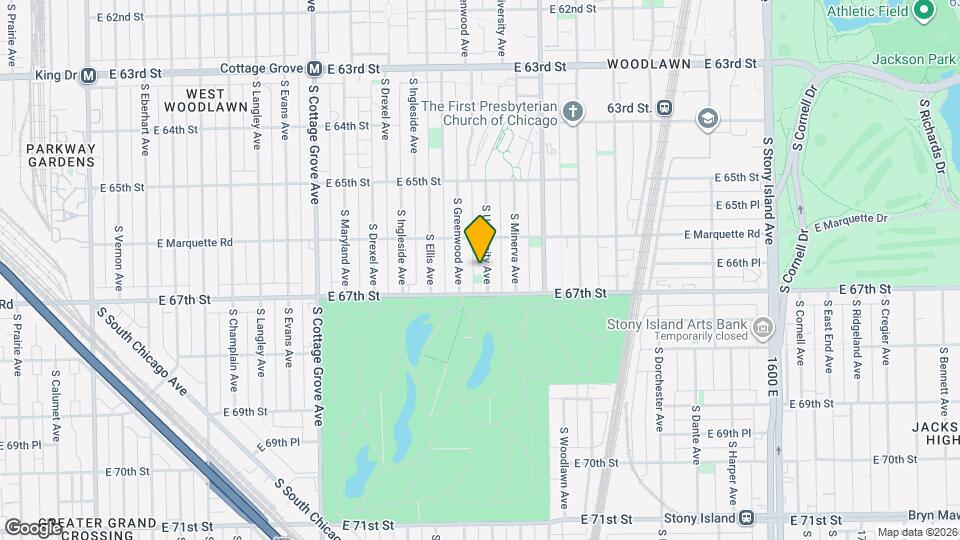 6632 S University Ave, Unit 2 Map and Location Details