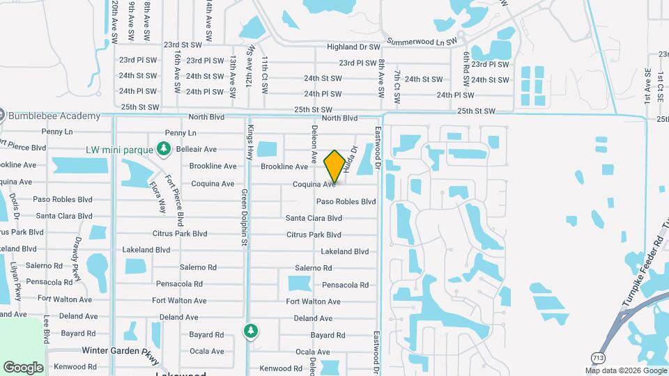 6707 Coquina Ave Map and Location Details