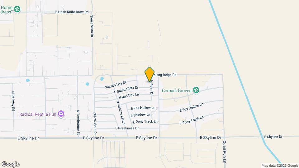 35050 N Palm Dr Map and Location Details