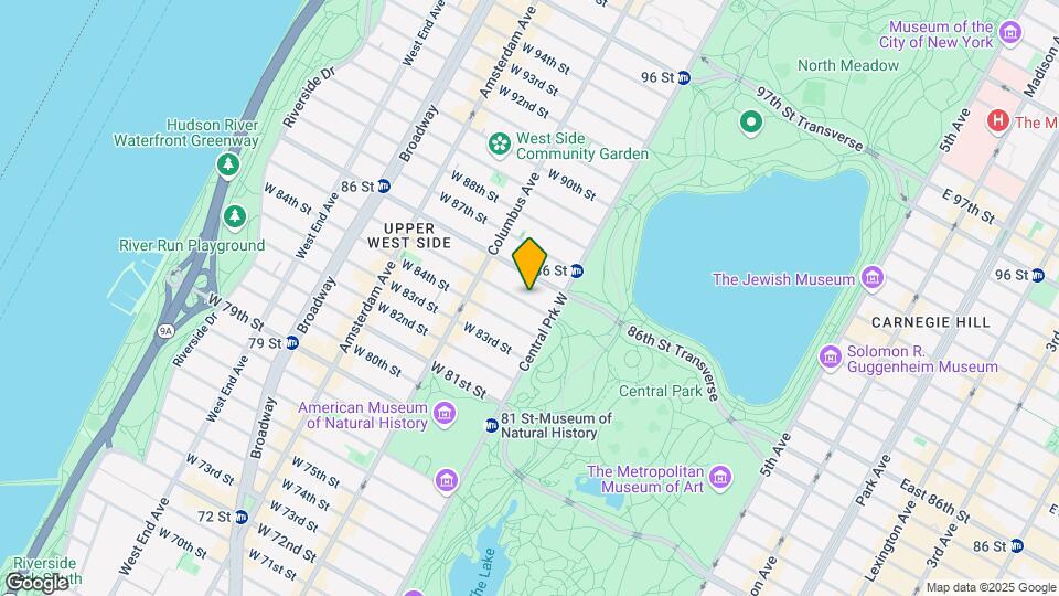 29 W 85th St Mapa y Detalles de la Ubicación