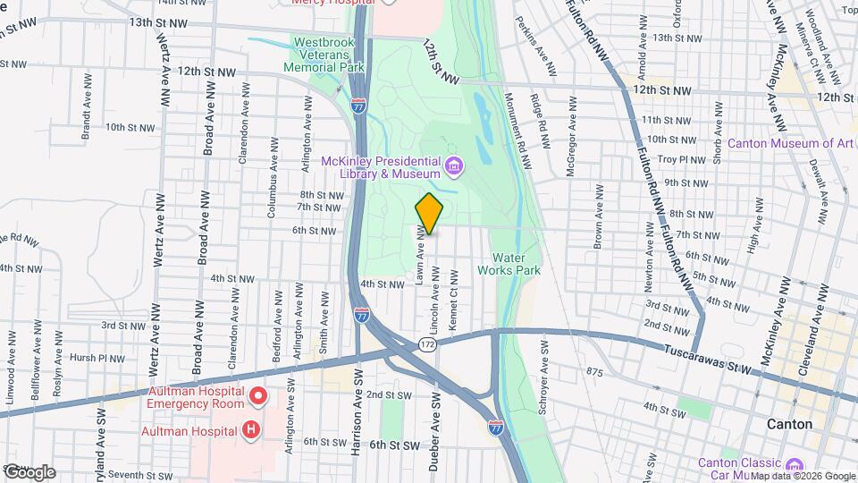 601 Lincoln Ave NW Mapa y Detalles de la Ubicación