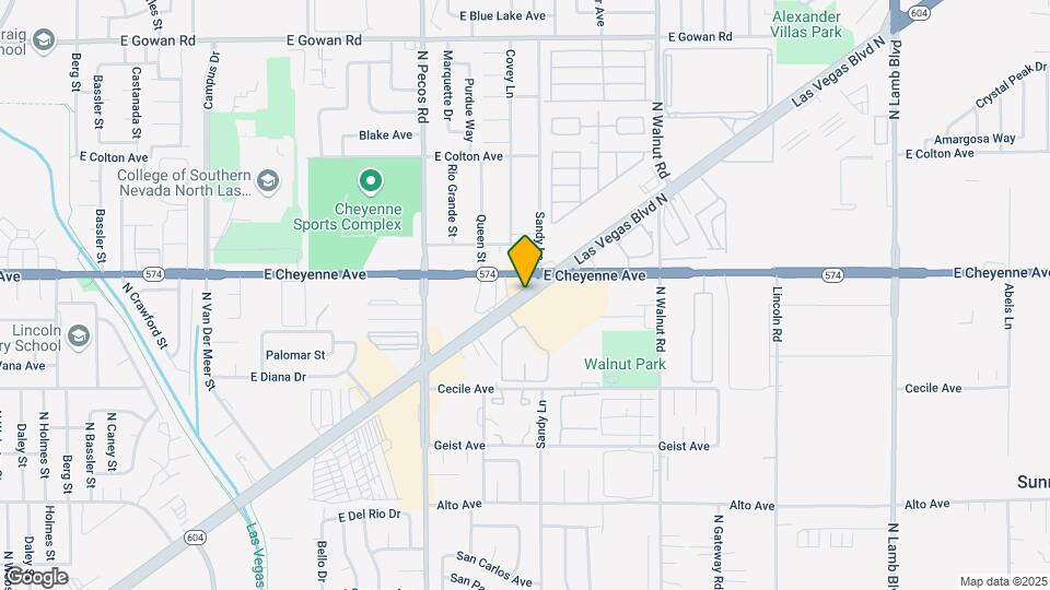 Cheyenne Pointe Apartments Mapa y Detalles de la Ubicación