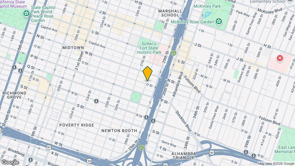 1429 28th St, Unit 4 Map and Location Details