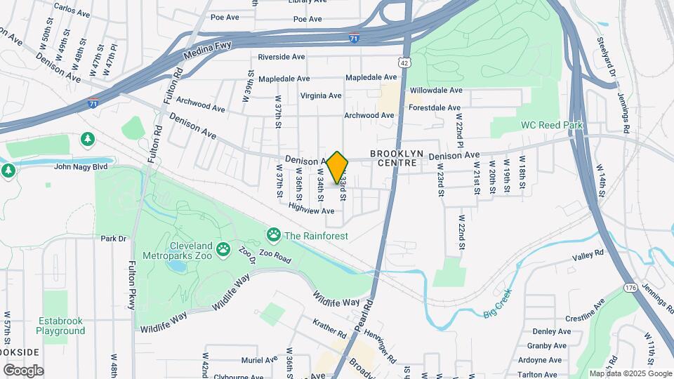 3884 W 33rd Rd Map and Location Details