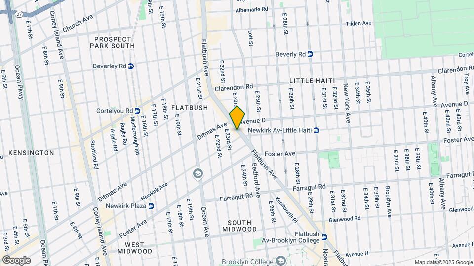 1248 Flatbush Ave Map and Location Details